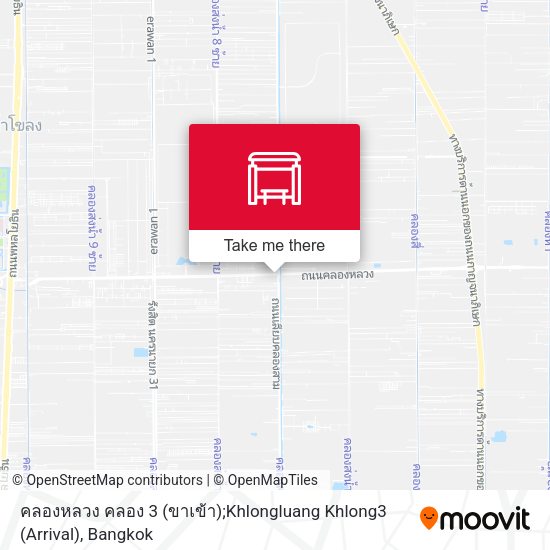 คลองหลวง คลอง 3 (ขาเข้า);Khlongluang Khlong3 (Arrival) map