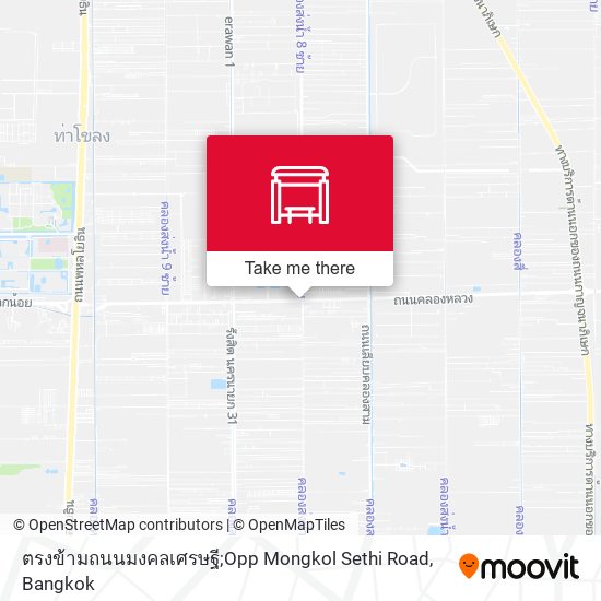 ตรงข้ามถนนมงคลเศรษฐี;Opp Mongkol Sethi Road map