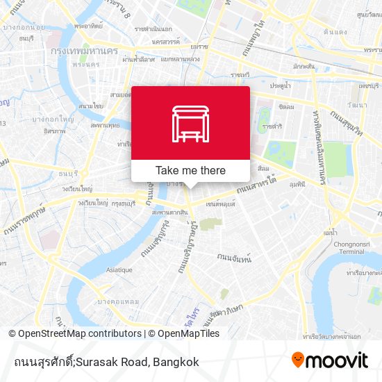 ถนนสุรศักดิ์;Surasak Road map