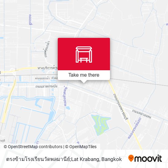 ตรงข้ามโรงเรียนวัดพลมานีย์;Lat Krabang map