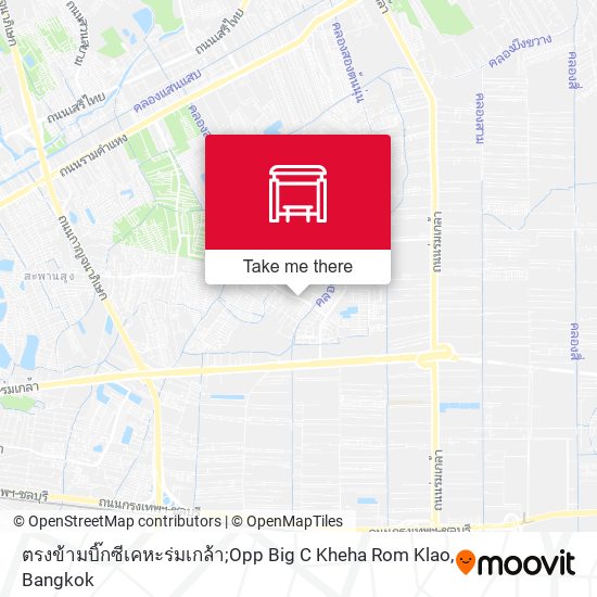 ตรงข้ามบิ๊กซีเคหะร่มเกล้า;Opp Big C Kheha Rom Klao map