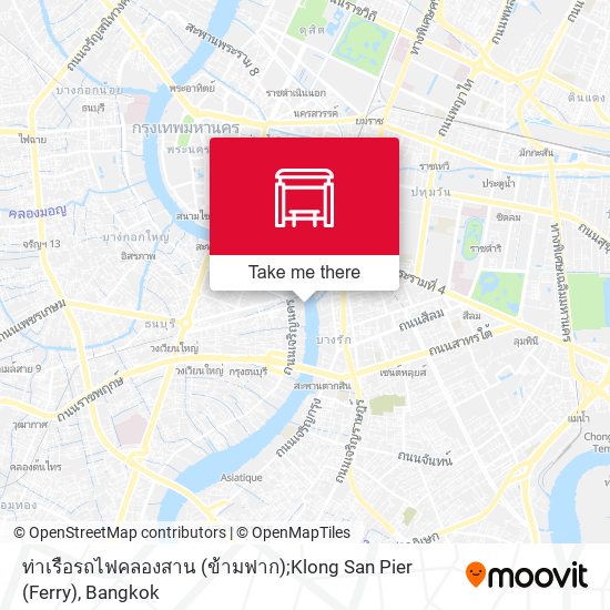 ท่าเรือรถไฟคลองสาน (ข้ามฟาก);Klong San Pier (Ferry) map