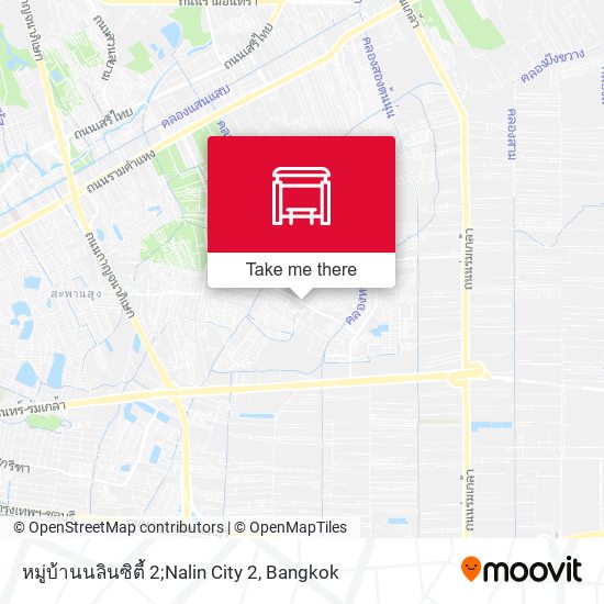หมู่บ้านนลินซิตี้ 2;Nalin City 2 map
