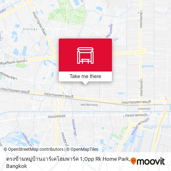 ตรงข้ามหมู่บ้านอาร์เคโฮมพาร์ค 1;Opp Rk Home Park map