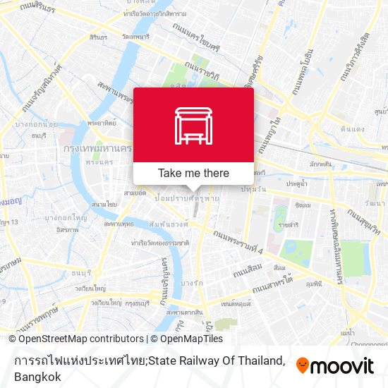 การรถไฟแห่งประเทศไทย;State Railway Of Thailand map
