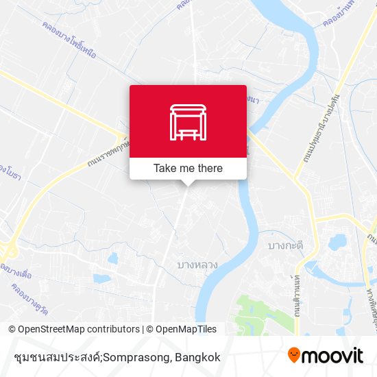 ชุมชนสมประสงค์;Somprasong map