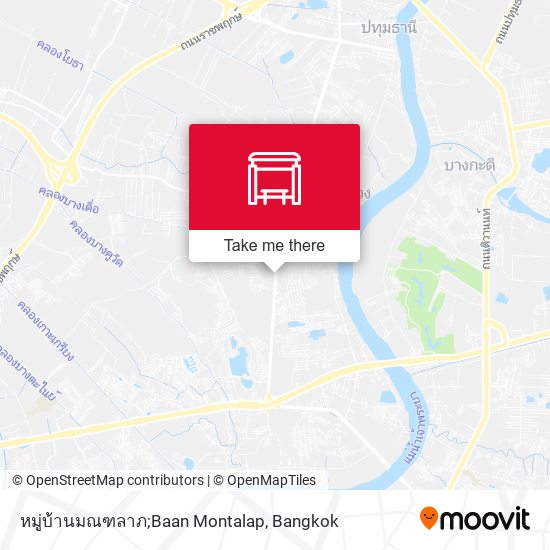 หมู่บ้านมณฑลาภ;Baan Montalap map
