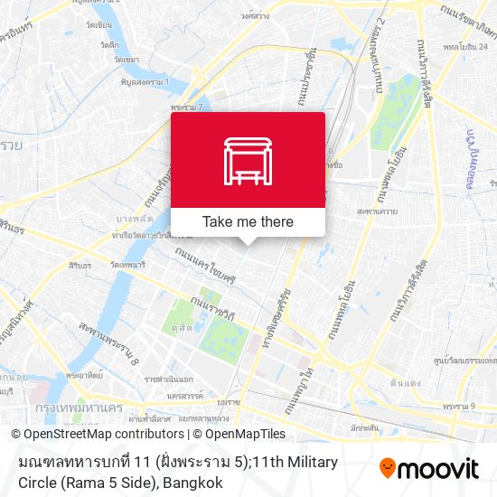 มณฑลทหารบกที่ 11 (ฝั่งพระราม 5);11th Military Circle (Rama 5 Side) map