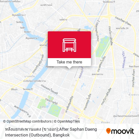 หลังแยกสะพานแดง (ขาออก);After Saphan Daeng Intersection (Outbound) map