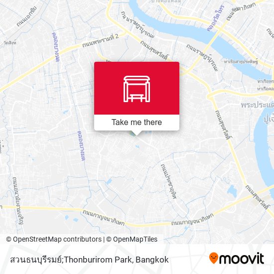 สวนธนบุรีรมย์;Thonburirom Park map