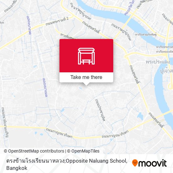 ตรงข้ามโรงเรียนนาหลวง;Opposite Naluang School map