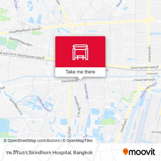 รพ.สิรินธร;Sirindhorn Hospital map