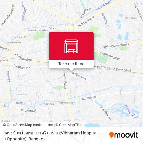 ตรงข้ามโรงพยาบาลวิภาราม;Vibharam Hospital (Opposite) map