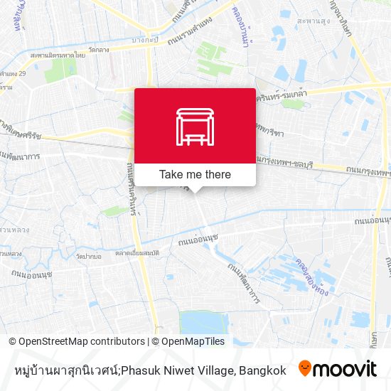 หมู่บ้านผาสุกนิเวศน์;Phasuk Niwet Village map