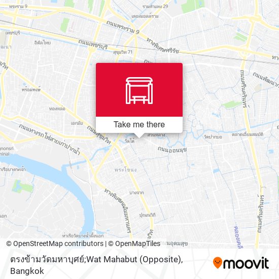 ตรงข้ามวัดมหาบุศย์;Wat Mahabut (Opposite) map