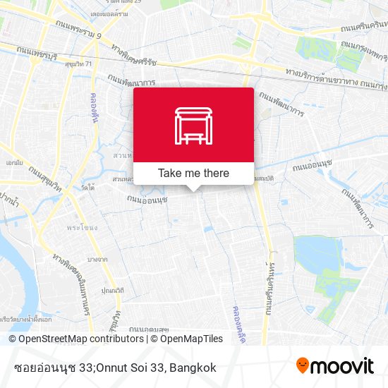 ซอยอ่อนนุช 33;Onnut Soi 33 map