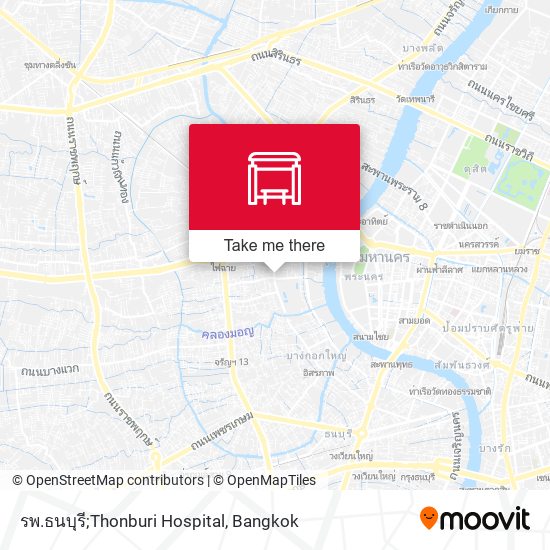 รพ.ธนบุรี;Thonburi Hospital map