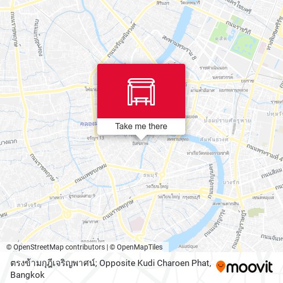 ตรงข้ามกุฎีเจริญพาศน์; Opposite Kudi Charoen Phat map