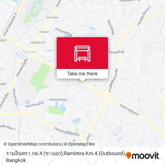 รามอินทรา กม.4 (ขาออก);Ramintra Km.4 (Outbound) map