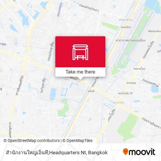 สำนักงานใหญ่เอ็นที;Headquarters Nt map