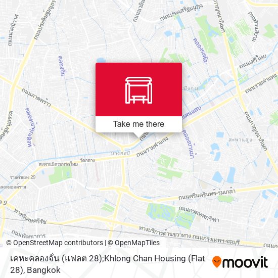 เคหะคลองจั่น (แฟลต 28);Khlong Chan Housing (Flat 28) map