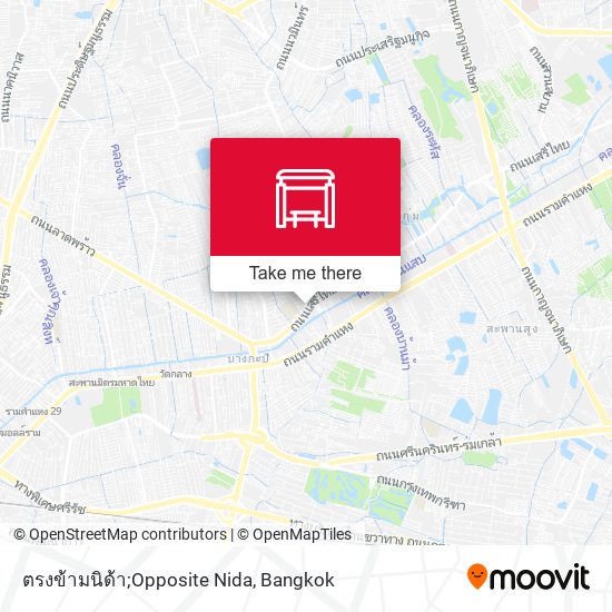 ตรงข้ามนิด้า;Opposite Nida map