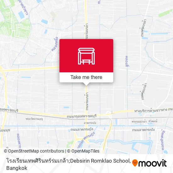 โรงเรียนเทพศิรินทร์ร่มเกล้า;Debsirin Romklao School map
