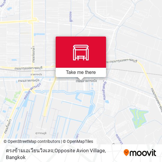 ตรงข้ามเอเวียนวิลเลจ;Opposite Avion Village map