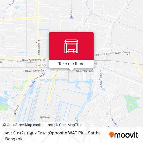 ตรงข้ามวัดปลูกศรัทธา;Opposite WAT Pluk Sattha map