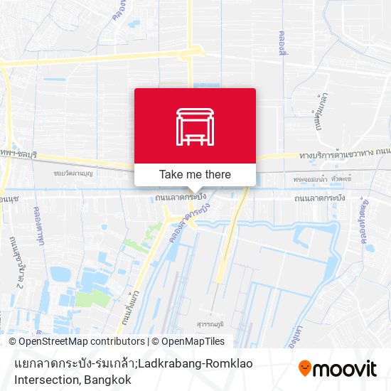 แยกลาดกระบัง-ร่มเกล้า;Ladkrabang-Romklao Intersection map