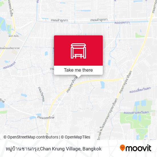 หมู่บ้านชานกรุง;Chan Krung Village map