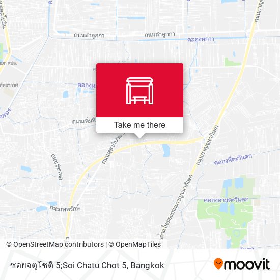 ซอยจตุโชติ 5;Soi Chatu Chot 5 map