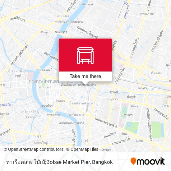 ท่าเรือตลาดโบ๊เบ๊;Bobae Market Pier map