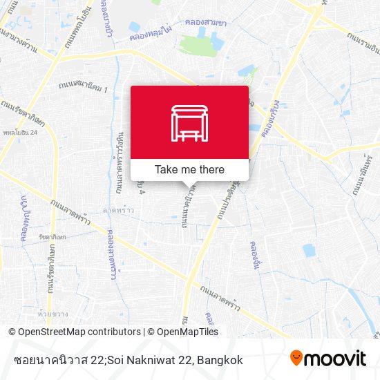 ซอยนาคนิวาส 22;Soi Nakniwat 22 map