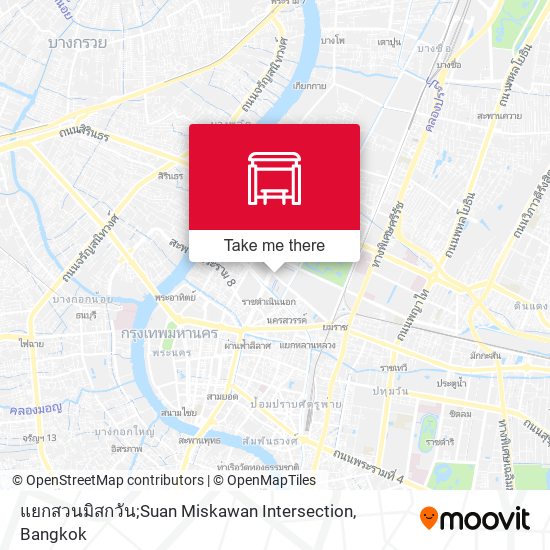 แยกสวนมิสกวัน;Suan Miskawan Intersection map