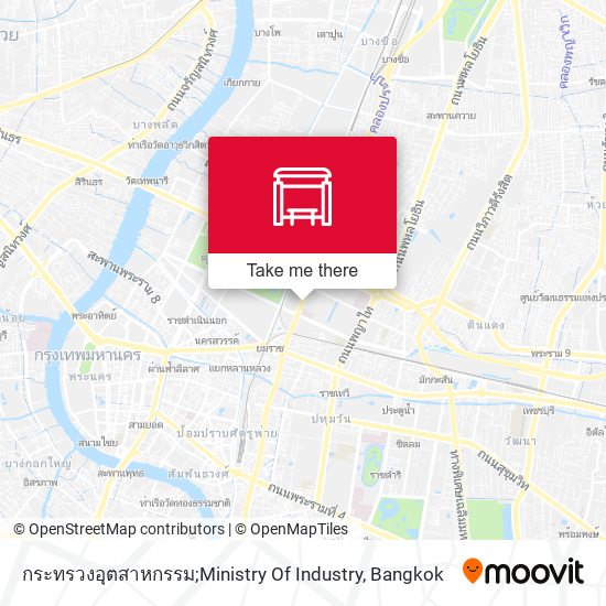 กระทรวงอุตสาหกรรม;Ministry Of Industry map