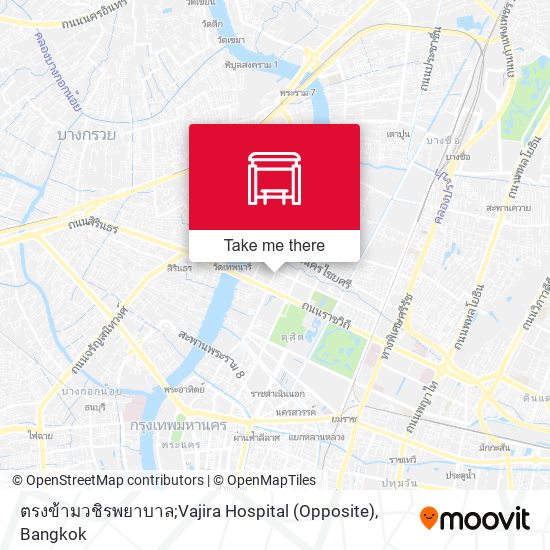 ตรงข้ามวชิรพยาบาล;Vajira Hospital (Opposite) map