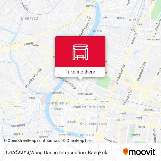 แยกวังแดง;Wang Daeng Intersection map