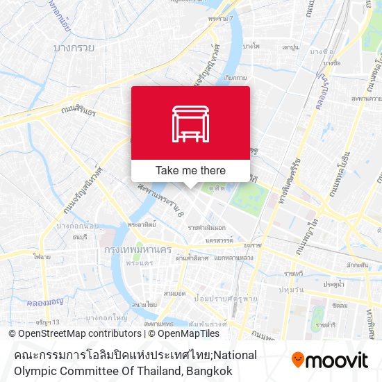 คณะกรรมการโอลิมปิคแห่งประเทศไทย;National Olympic Committee Of Thailand map