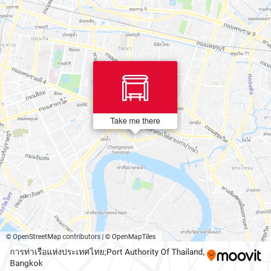 การท่าเรือแห่งประเทศไทย;Port Authority Of Thailand map