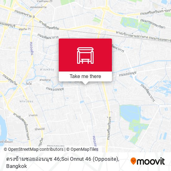 ตรงข้ามซอยอ่อนนุช 46;Soi Onnut 46 (Opposite) map