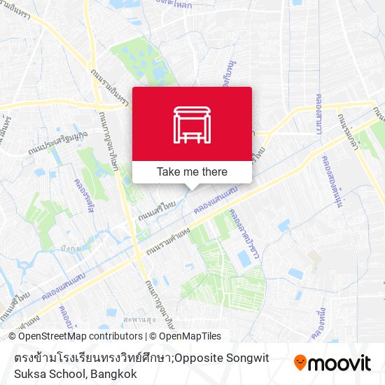 ตรงข้ามโรงเรียนทรงวิทย์ศึกษา;Opposite Songwit Suksa School map