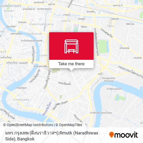 มทร.กรุงเทพ (ฝั่งนราธิวาสฯ);Rmutk (Naradhiwas Side) map