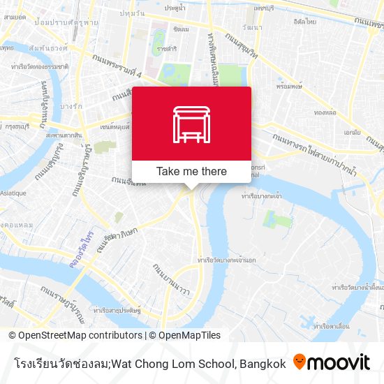 โรงเรียนวัดช่องลม;Wat Chong Lom School map