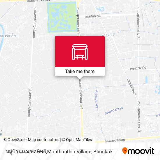 หมู่บ้านมณฑลทิพย์;Monthonthip Village map