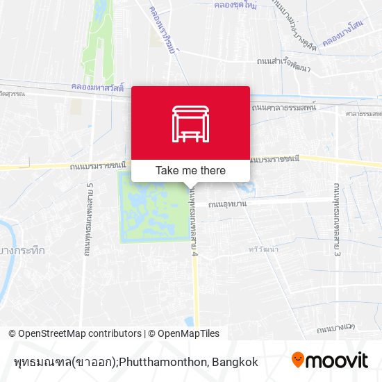 พุทธมณฑล(ขาออก);Phutthamonthon map