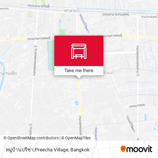 หมู่บ้านปรีชา;Preecha Village map