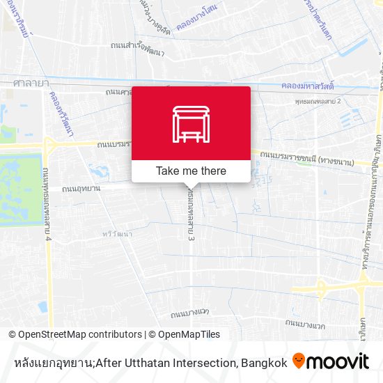 หลังแยกอุทยาน;After Utthatan Intersection map