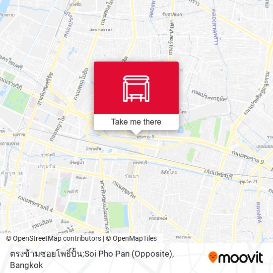 ตรงข้ามซอยโพธิ์ปั้น;Soi Pho Pan (Opposite) map