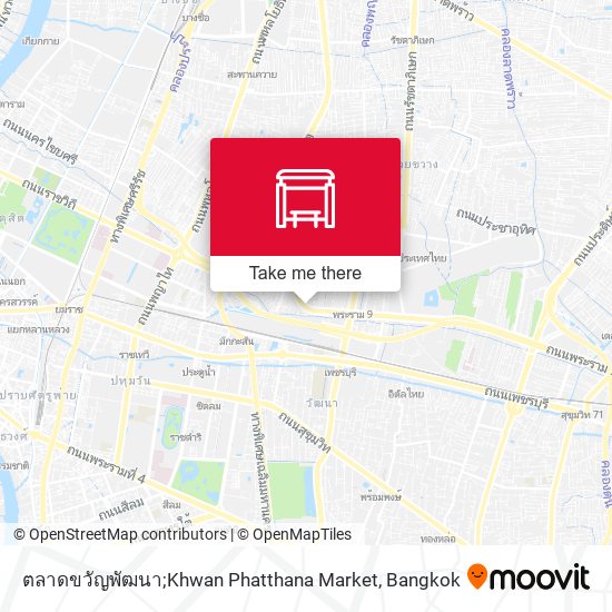 ตลาดขวัญพัฒนา;Khwan Phatthana Market map